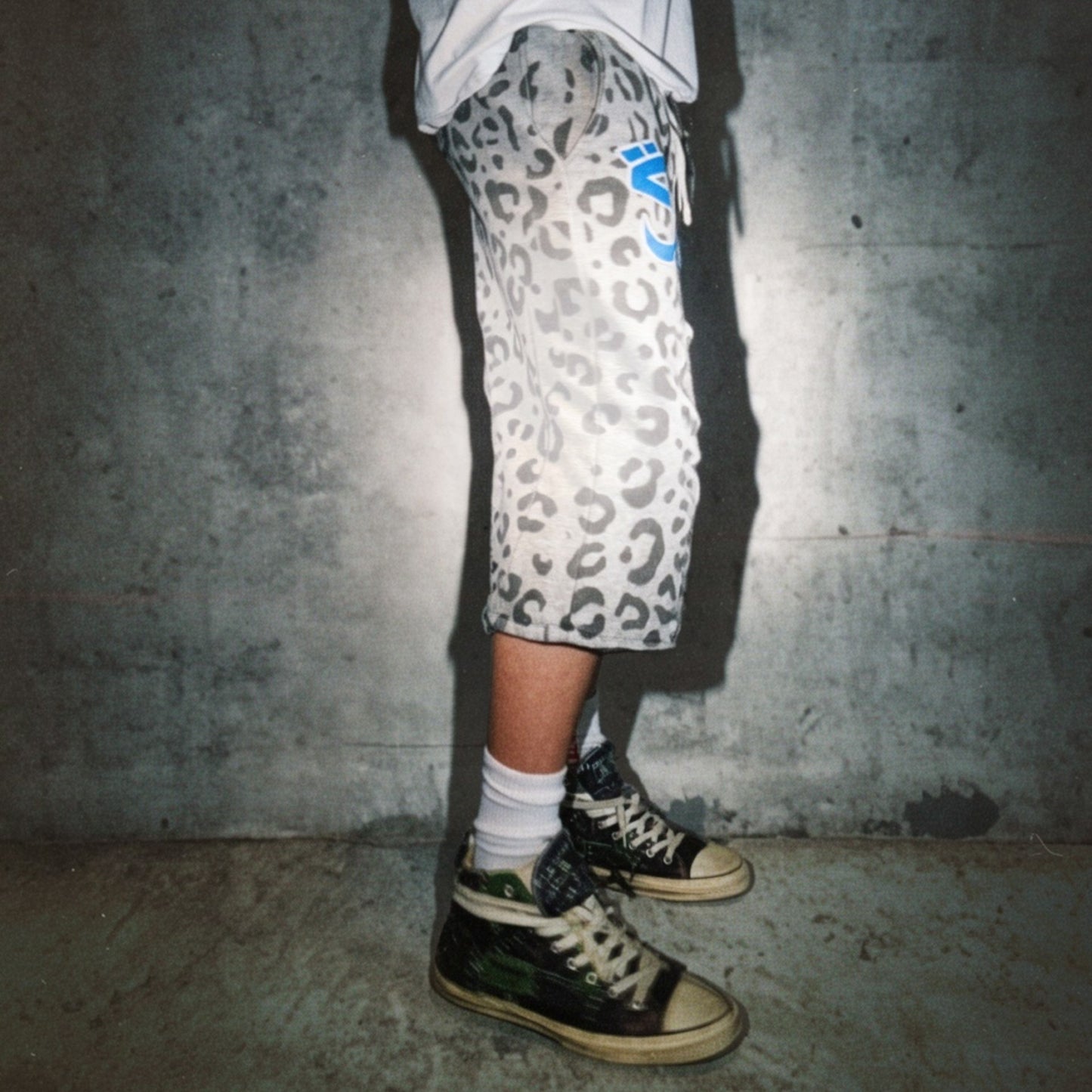 Leopard Baggy SweatShorts