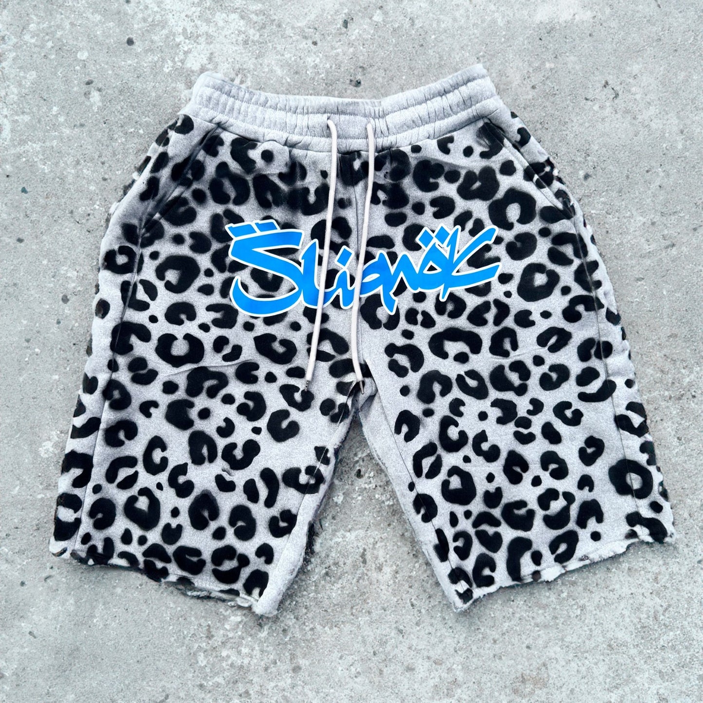 Leopard Baggy SweatShorts