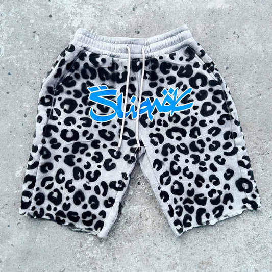 Leopard Baggy SweatShorts