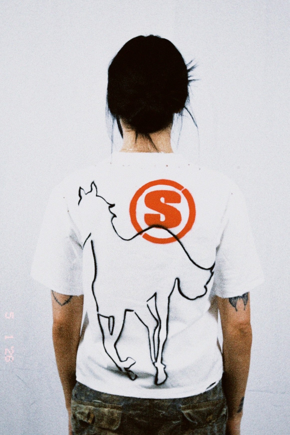 Agony Thrashed Box Tee - Pure White