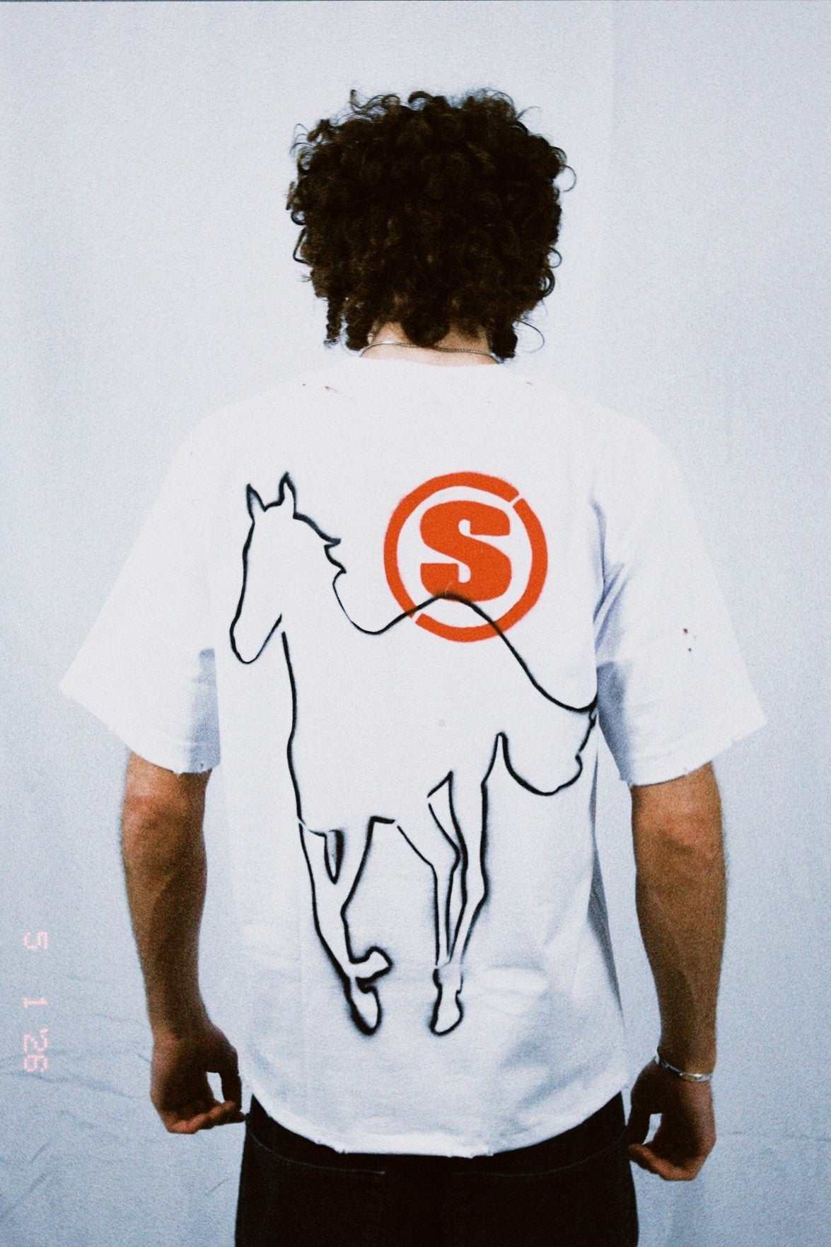 Agony Thrashed Box Tee - Pure White